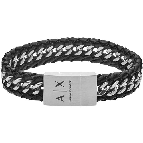 Oiritaly Pulsera Hombre Armani Exchange AXG0043040 Cuero